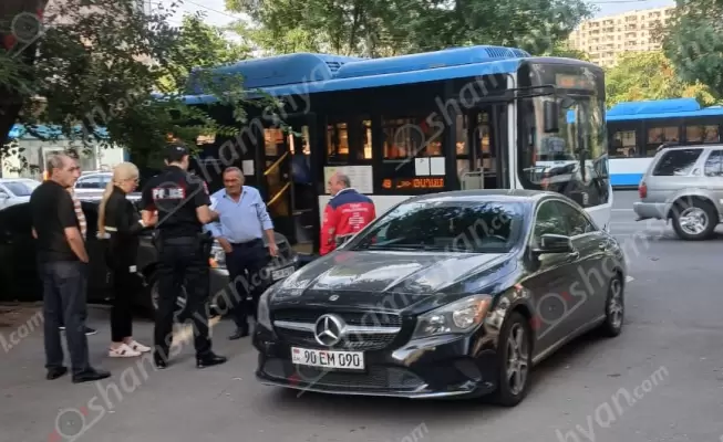 Տրանսպորտային պատահար Երևանում